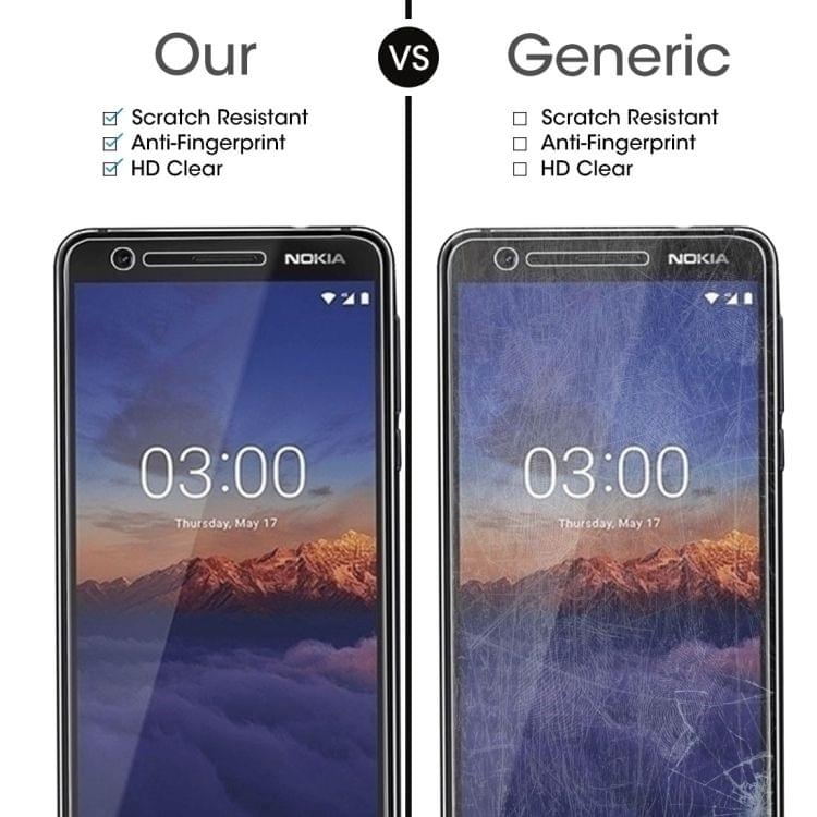 Buy 9H 2.5D Tempered Glass Film for Nokia 3.1