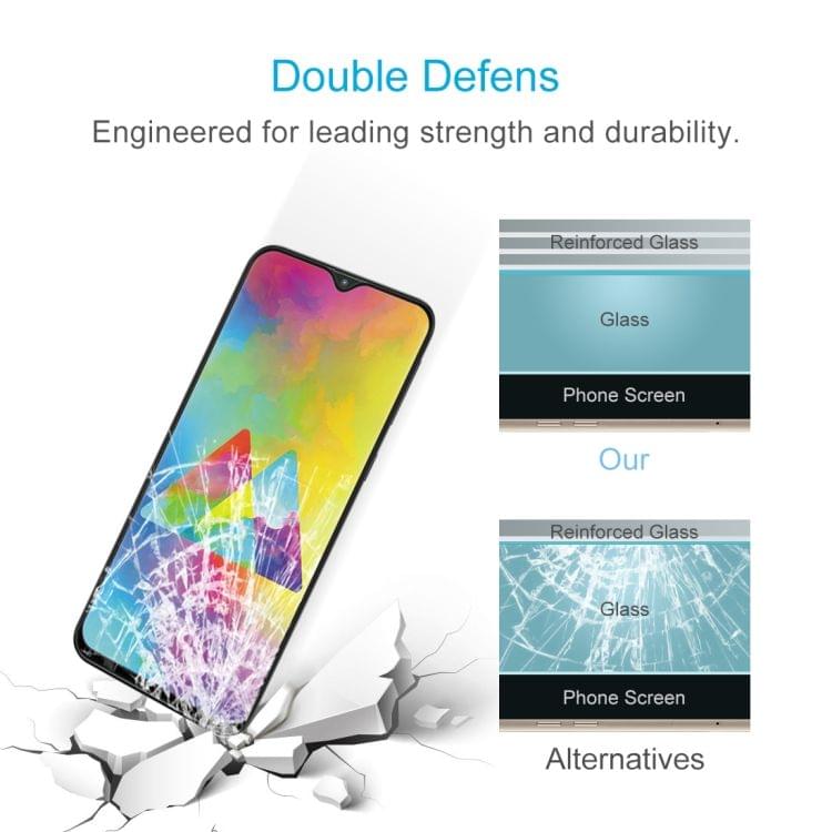 Buy 9H 9D Full Screen Tempered Glass Screen Protector for Galaxy M20(Black)