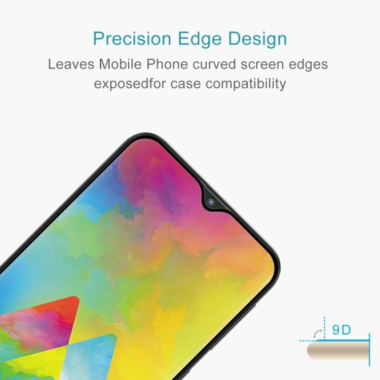 Buy 9H 9D Full Screen Tempered Glass Screen Protector for Galaxy M20(Black)