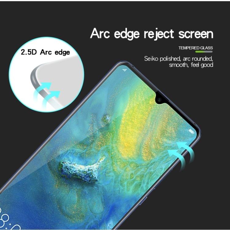 Buy MOFI 9H 2.5D Anti-fall Full Screen Tempered Glass Film for Huawei Mate 20 X(Black)
