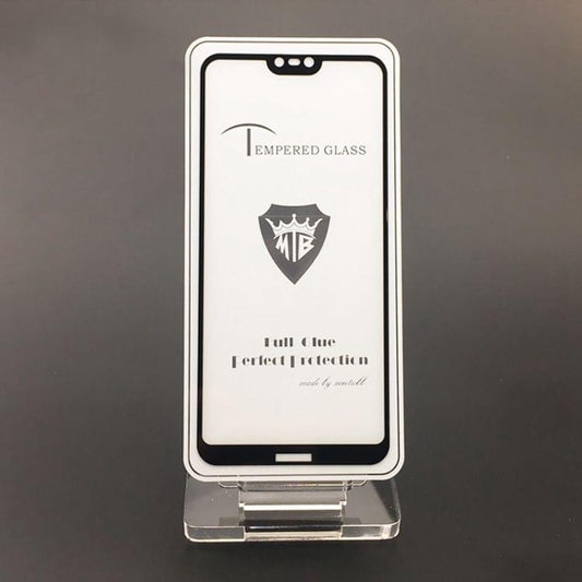 Buy MIETUBL Full Screen Full Glue Anti-fingerprint Tempered Glass Film for Nokia 6.1 Plus / X6 (Black)