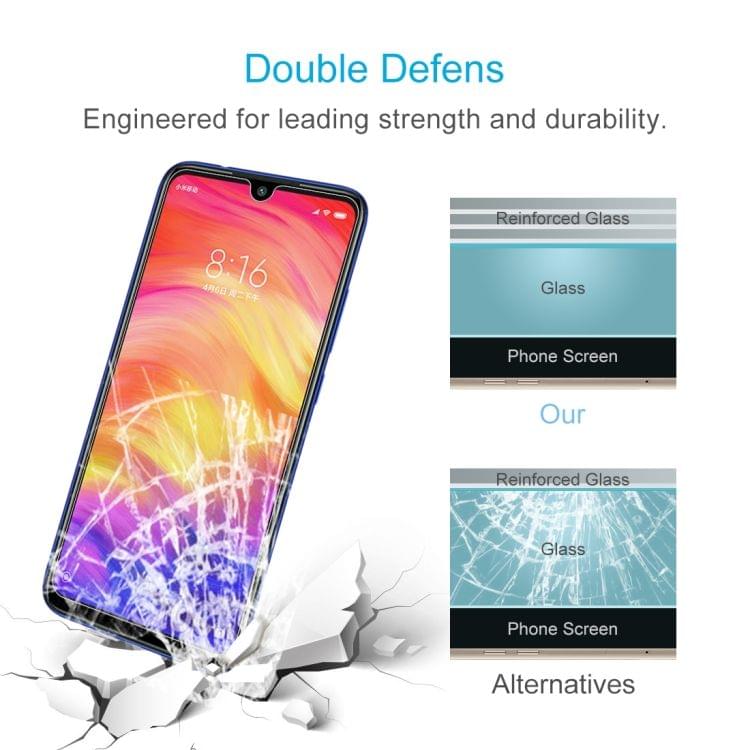 Buy 9H 2.5D Tempered Glass Film for Xiaomi Redmi Note 7