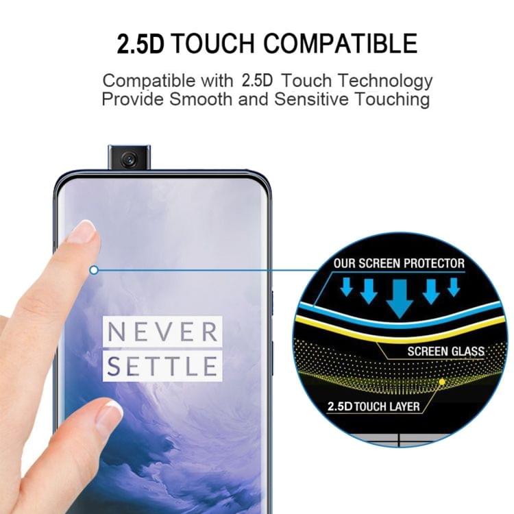 Buy 2 PCS 9H Full Screen Curved Edge Tempered Glass Film for OnePlus 7 Pro