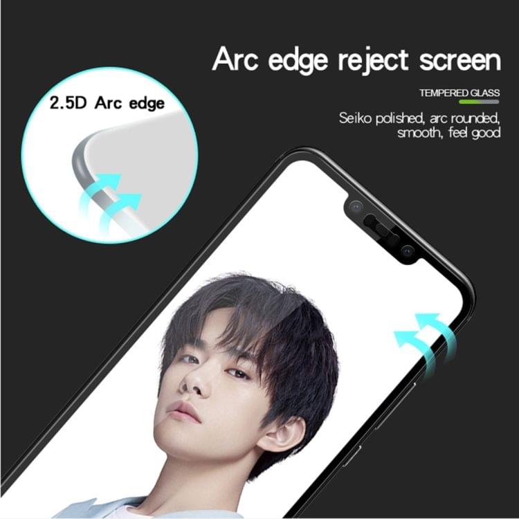 Buy MOFI 9H 2.5D Full Screen Tempered Glass Film for Huawei Nova 3 (Black)