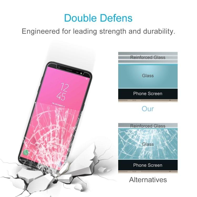Buy 9H 2.5D Tempered Glass Film for Galaxy J8 (2018)
