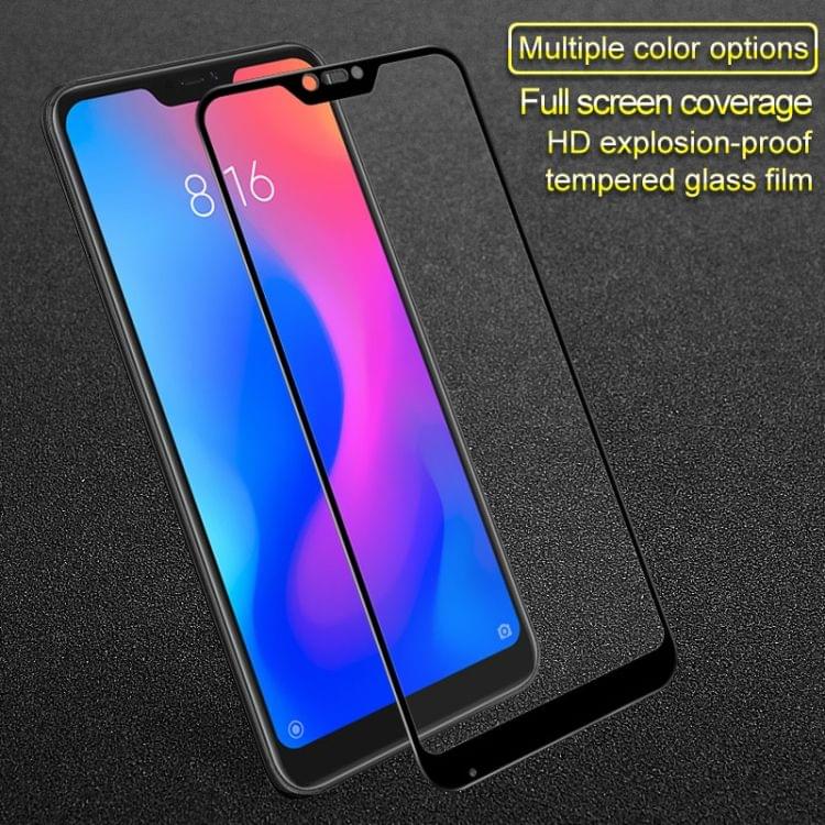 Buy IMAK 9H Anti Scratch Full Screen Tempered Glass Film for Xiaomi Redmi 6 Pro / Mi A2 Lite(Black)