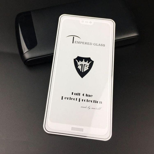 Buy MIETUBL Full Screen Full Glue Anti-fingerprint Tempered Glass Film for Huawei P20 Lite (White)