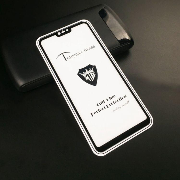 Buy MIETUBL Full Screen Full Glue Anti-fingerprint Tempered Glass Film for Xiaomi Mi 8 Lite (Black)