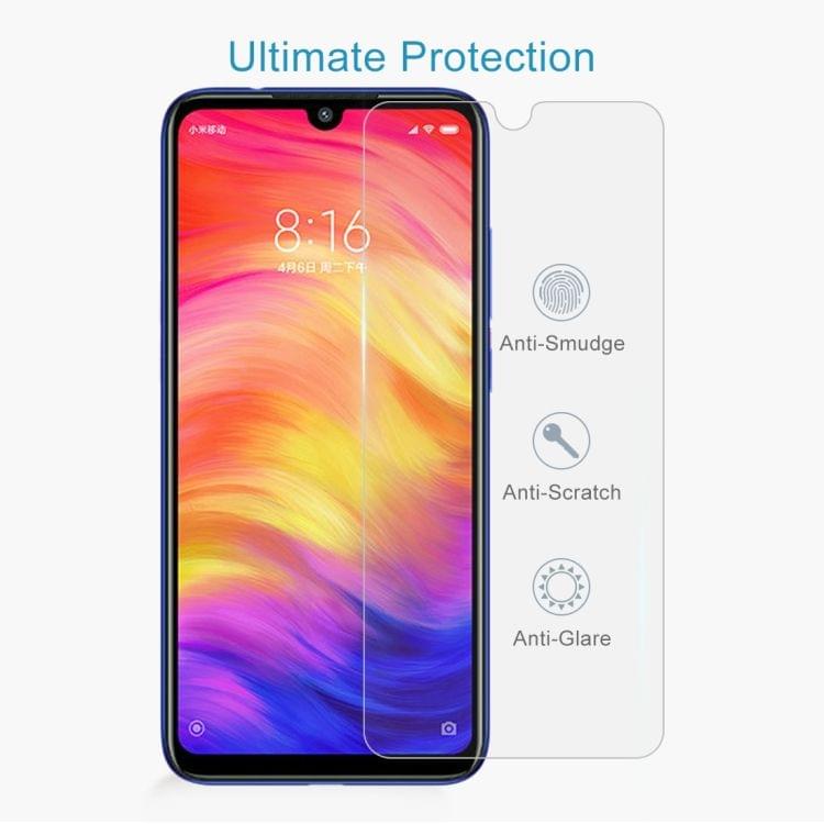 Buy 10 PCS 0.26mm 9H 2.5D Tempered Glass Film for Xiaomi Redmi Note 7