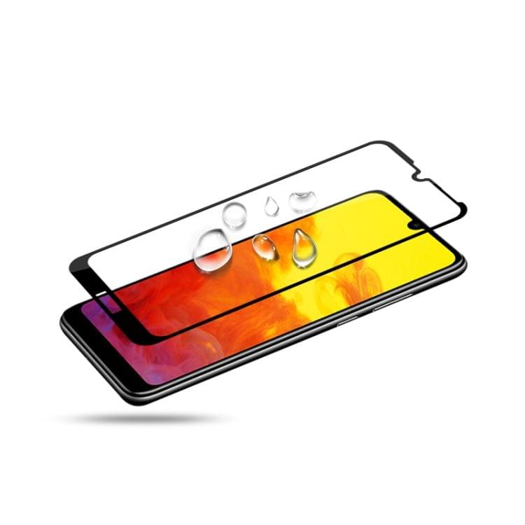 Buy mocolo 0.33mm 9H 2.5D Silk Print Tempered Glass Film for Huawei Y6 2019 (Black)