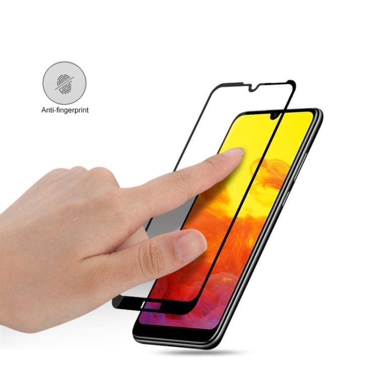 Buy mocolo 0.33mm 9H 2.5D Silk Print Tempered Glass Film for Huawei Y6 2019 (Black)