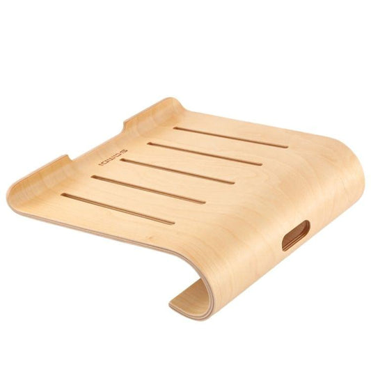 SamDi Artistic Wood Grain Walnut Desktop Heat Radiation Holder Stand Cradle