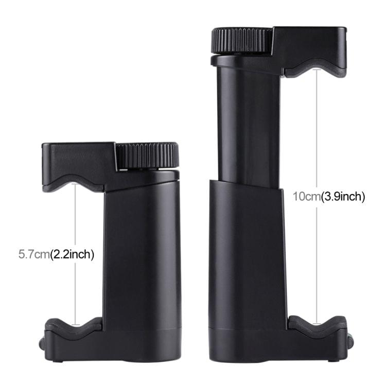 PULUZ Vlogging Live Broadcast Handheld Grip Selfie Rig Stabilizer ABS Tripod Adapter Mount with Cold Shoe Base & Wrist Strap