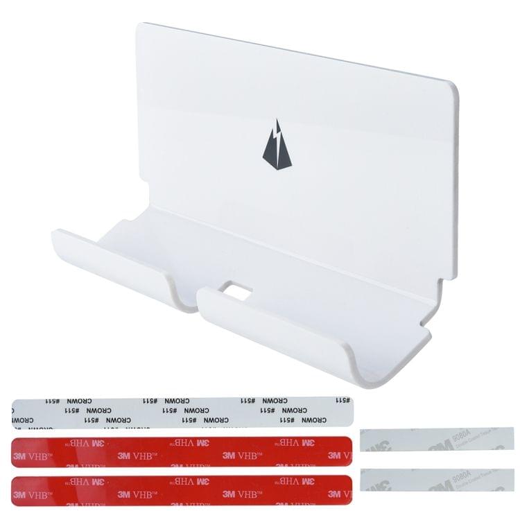 Charging Holder Wall Bracket with 3M Sticker for Mobile Phone & Tablet PC (White)