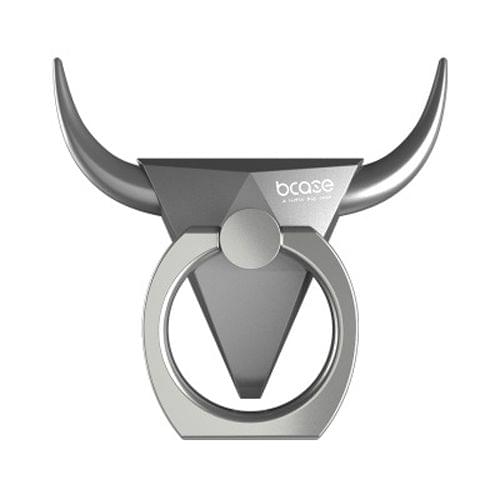 Universal Cell Phone Metal Bull Shape 360 Degree Rotation Stand Finger Grip Ring Holder