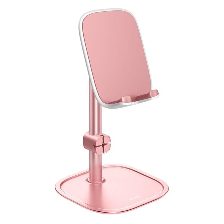 Baseus Universal Adjustable Aluminum Alloy Desktop Stand Holder(Rose Gold)