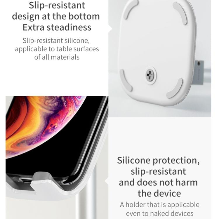 Baseus Universal Adjustable Aluminum Alloy Desktop Stand Holder(Rose Gold)