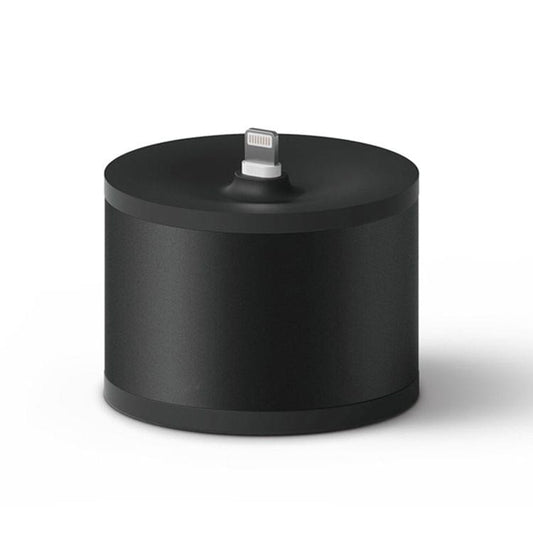 Charging Bracket Universal Metal Mobile Phone Holder Aluminum Alloy Mobile Phone Desktop Charging Base for iPhone(Black)