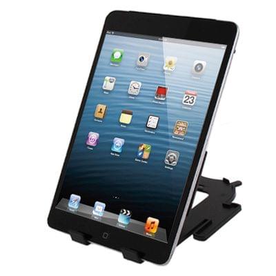 Android Style Multi-Angle Folding Stand for iPad mini / mini 2 Retina / New iPad (iPad 3) / iPad 2 / Galaxy Tab 2 (10.1) / P5100 / Galaxy Tab 2 (7.0) / P3100 / Galaxy Tab 7.0 Plus / P6200(Black)