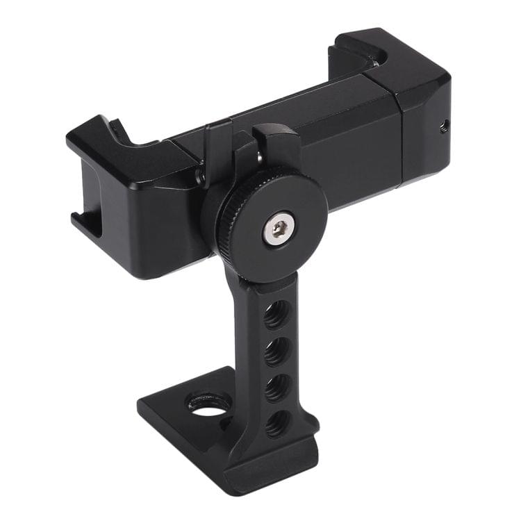 PULUZ 360 Degree Rotating Universal Horizontal Vertical Shooting Phone Metal Clamp Holder Bracket
