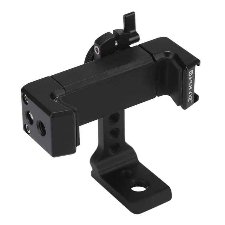 PULUZ 360 Degree Rotating Universal Horizontal Vertical Shooting Phone Metal Clamp Holder Bracket