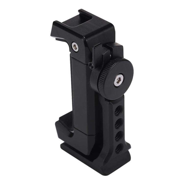 PULUZ 360 Degree Rotating Universal Horizontal Vertical Shooting Phone Metal Clamp Holder Bracket