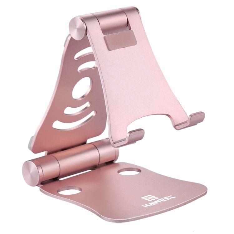 HAWEEL 360 Degree Rotation Foldable Adjustable Pivot Aluminium Desktop Holder