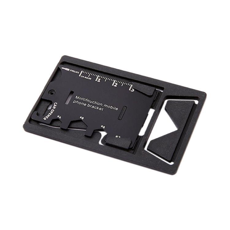 Multi-function Folding Stainless Steel Tool Card Bottle Opener Phone Holder