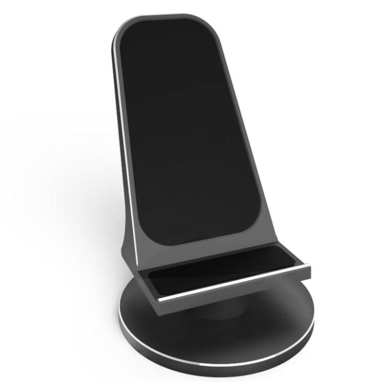 HAMTOD Adjustable 360 Degree Rotation Aluminum Alloy + Silica Gel Stand Desktop Phone Tablet Holder