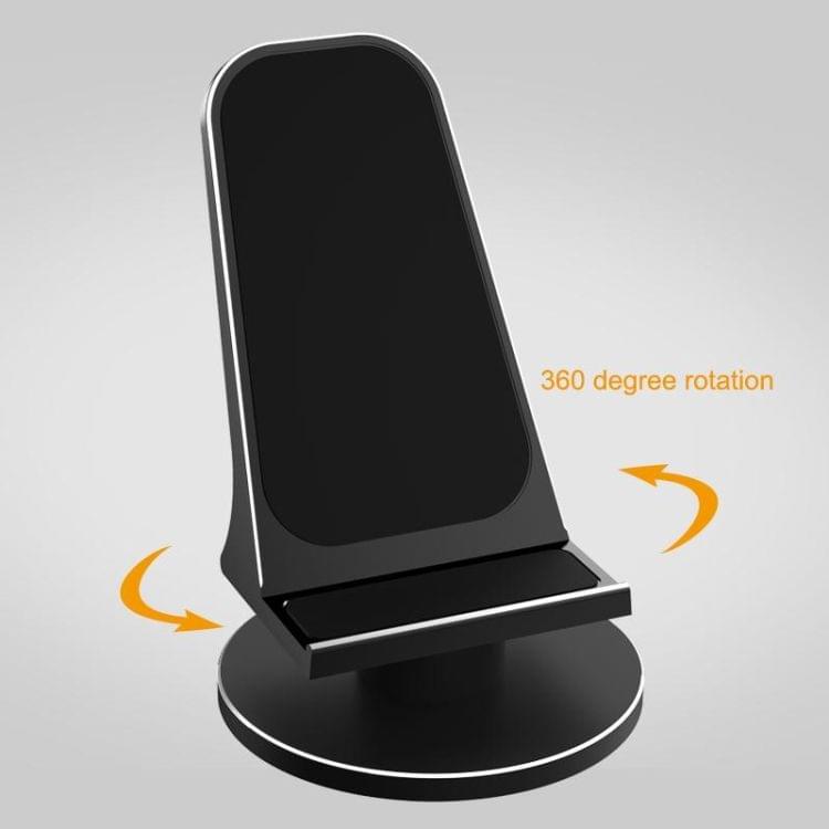 HAMTOD Adjustable 360 Degree Rotation Aluminum Alloy + Silica Gel Stand Desktop Phone Tablet Holder