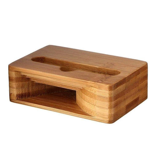 Universal Bamboo Phone Desktop Stand Holder
