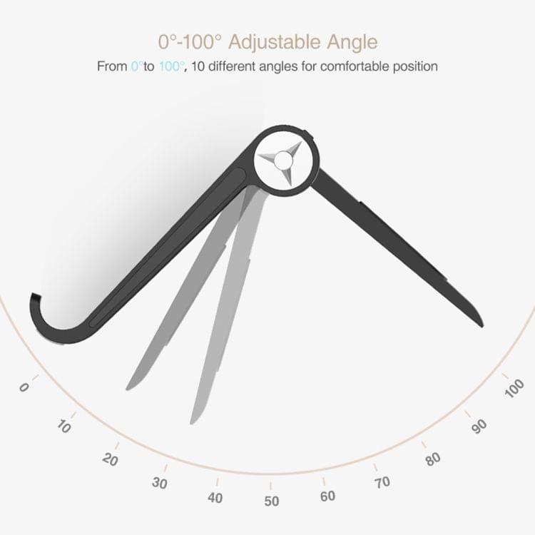 FLOVEME 0-100 Degree Swivel Adjustable ABS Stand Desktop Phone Holder