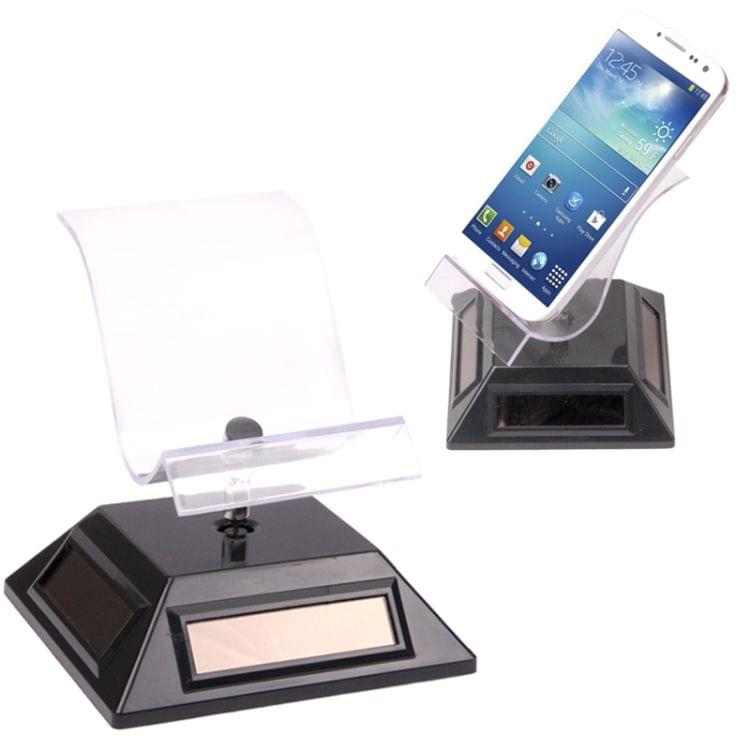 360 Degree Rotatable Solar Display Dual-use Rotary Table Phone Holder