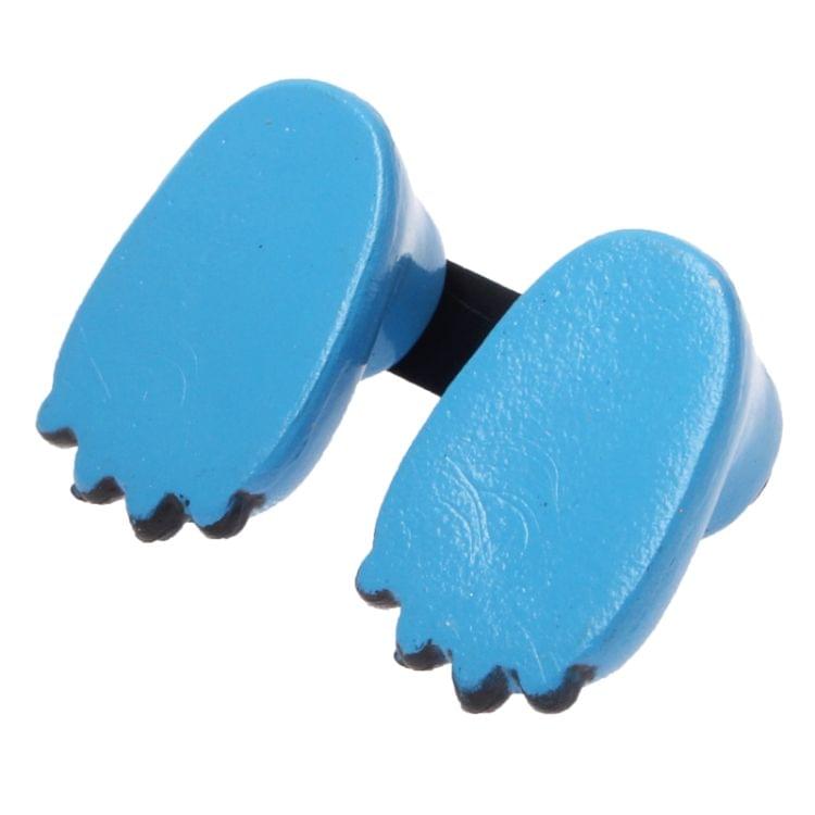 Lovely Mini Shoes Feet Charging Interface Anti Dust Plug Stopper for iPhone 5 (Blue)
