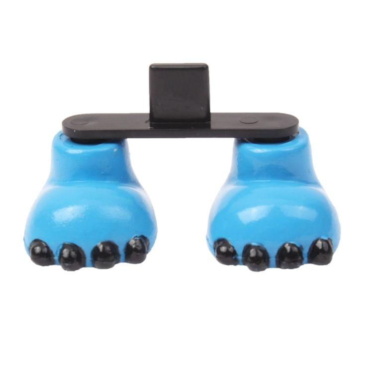 Lovely Mini Shoes Feet Charging Interface Anti Dust Plug Stopper for iPhone 5 (Blue)