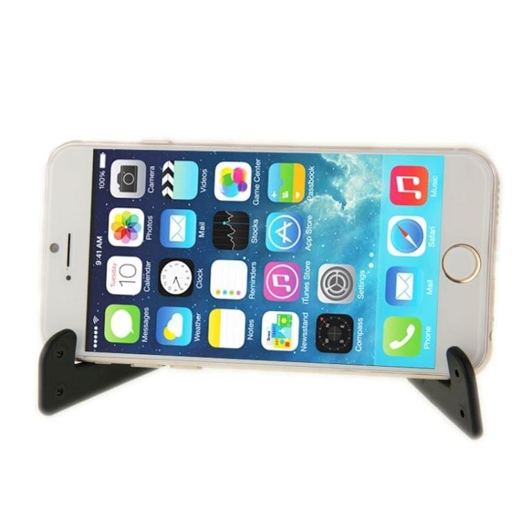 Universal V Shaped Phone Holder for iPhone / iPad / Samsung / HTC / Huawei / Xiaomi / LG / Nokia Mobile Phone(Black)