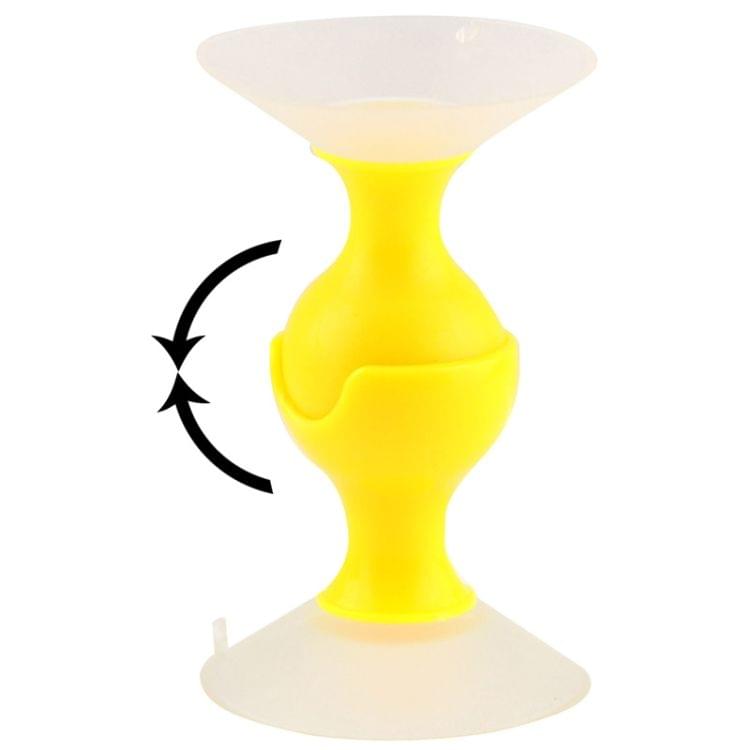 iStand 270 Degrees Rotating Universal Convenient Desktop Suck Holder for iPhone 5 & 5S & 5S, iPad Air / iPad mini Retina / Galaxy S6 / S5 / S4 and Other Mobile Phone / Tablet(Yellow)