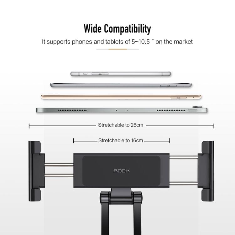 ROCK Universal Adjustable Suspensible Desktop Phone Tablet Stand (Black)