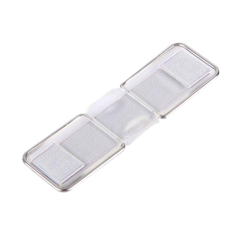 2 in 1 Adjustable Universal Mini Adhesive Holder Stand + Slim Finger Grip, Size: 7.3 x 2.2 x 0.3 cm