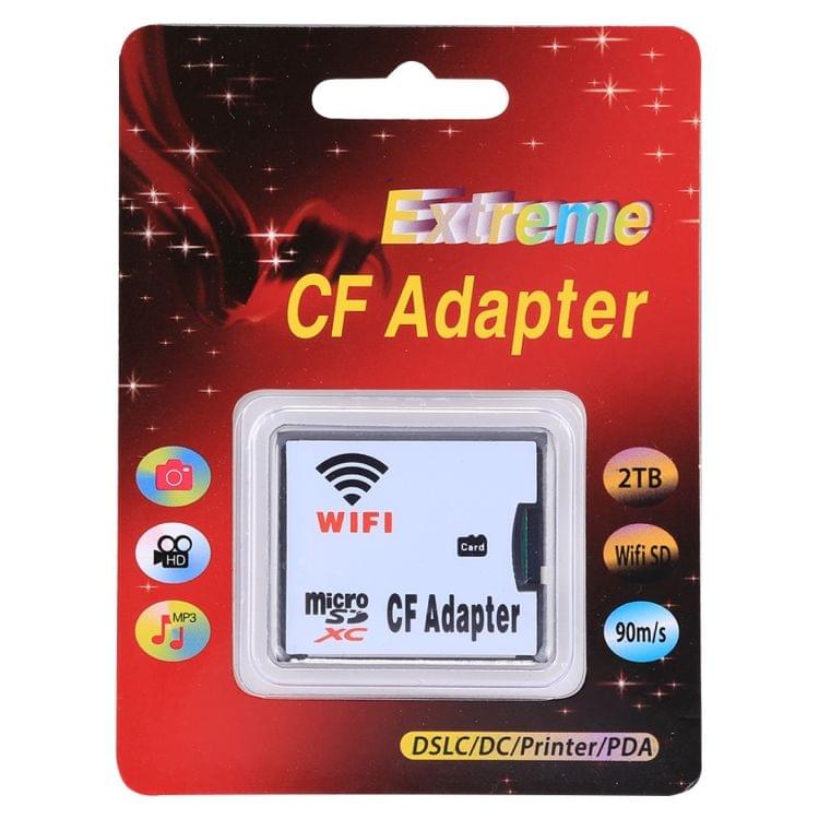 Micro SD to CF Card Adapter Memory Card Reader Converter for Canon / Nikon SLR Camera