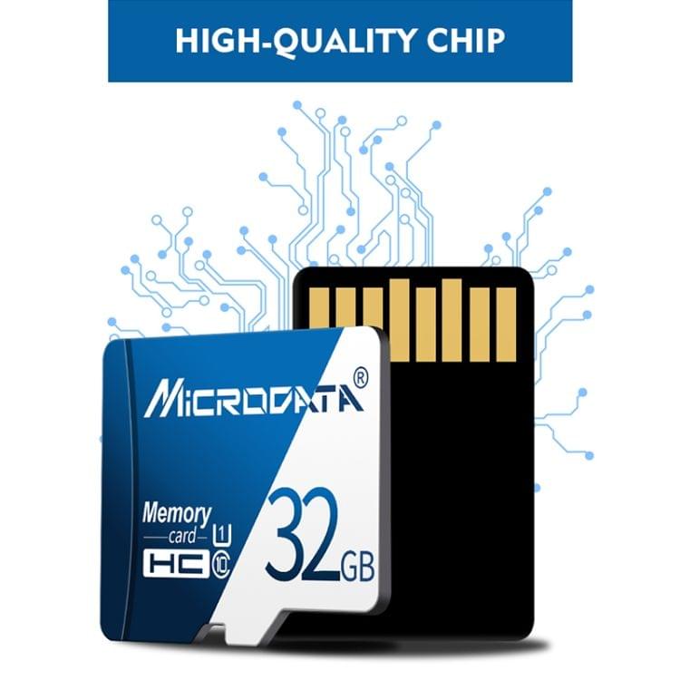 MICRODATA 32GB U1 Blue and White TF(Micro SD) Memory Card