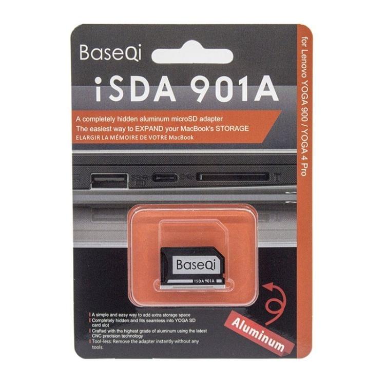 BASEQI Hidden Aluminum Alloy SD Card Case for Lenovo IdeaPad 710S Plus Laptop
