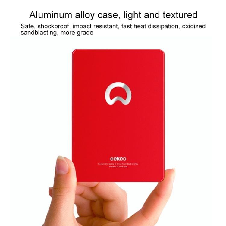 eekoo V100 240GB SSD SATA3.0 6Gb / s 2.5 inch TLC Solid State Hard Drive with 2GB Independent Cache, Read Speed: 500MB / s, Write Speed: 420MB / s(Red)