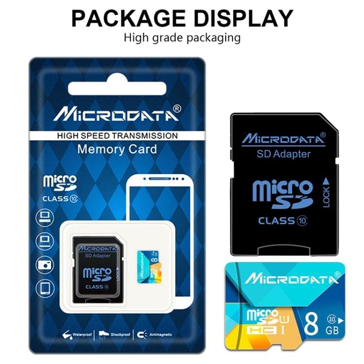 MICRODATA 8GB U1 Color Block TF(Micro SD) Memory Card