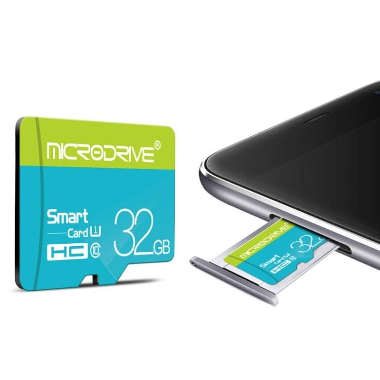MICRODRIVE 64GB U3 Blue and Green TF(Micro SD) Memory Card