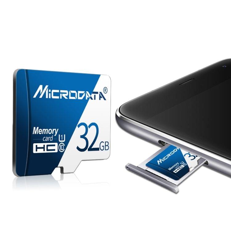 MICRODATA 64GB U3 Blue and White TF(Micro SD) Memory Card
