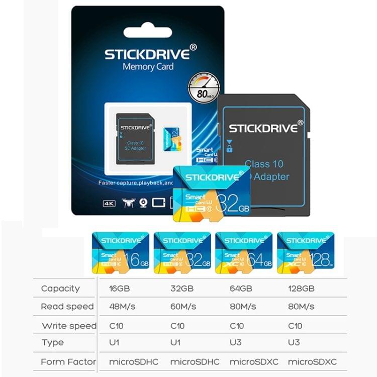 STICKDRIVE 16GB U1 Colorful TF(Micro SD) Memory Card
