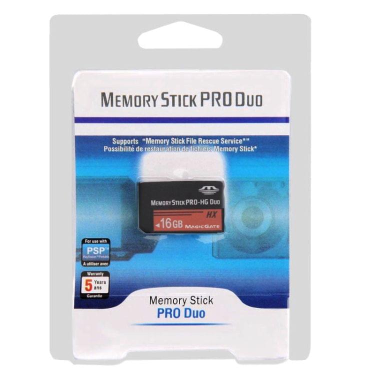 16GB Memory Stick Pro Duo HX Memory Card - 30MB / Second High Speed, for Use with PlayStation Portable (100% Real Capacity)