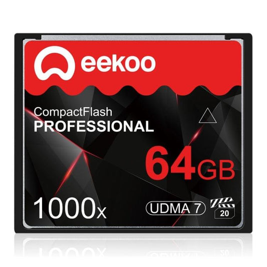 eekoo 64GB 1000X UDMA7 Compact Flash Card for DSLR Camera