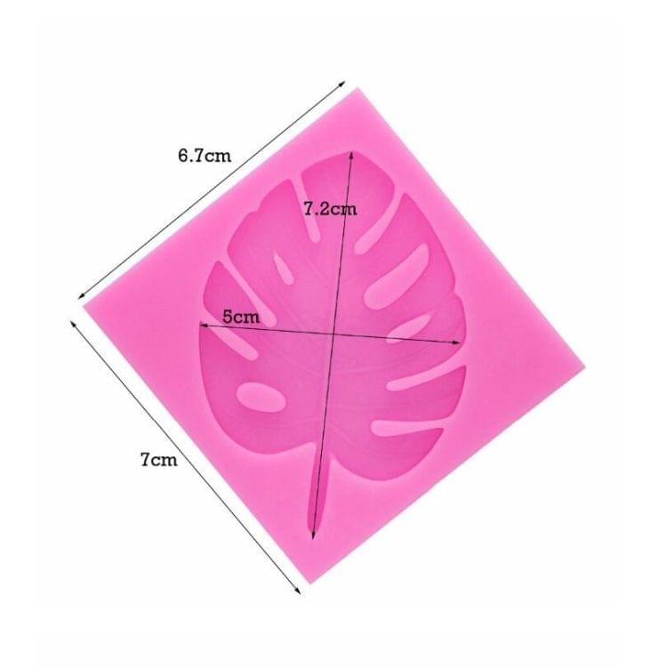 2 PCS DIY Tree Leaf Fondant Mould Chocolate Cake Decorating Mould(Gray)